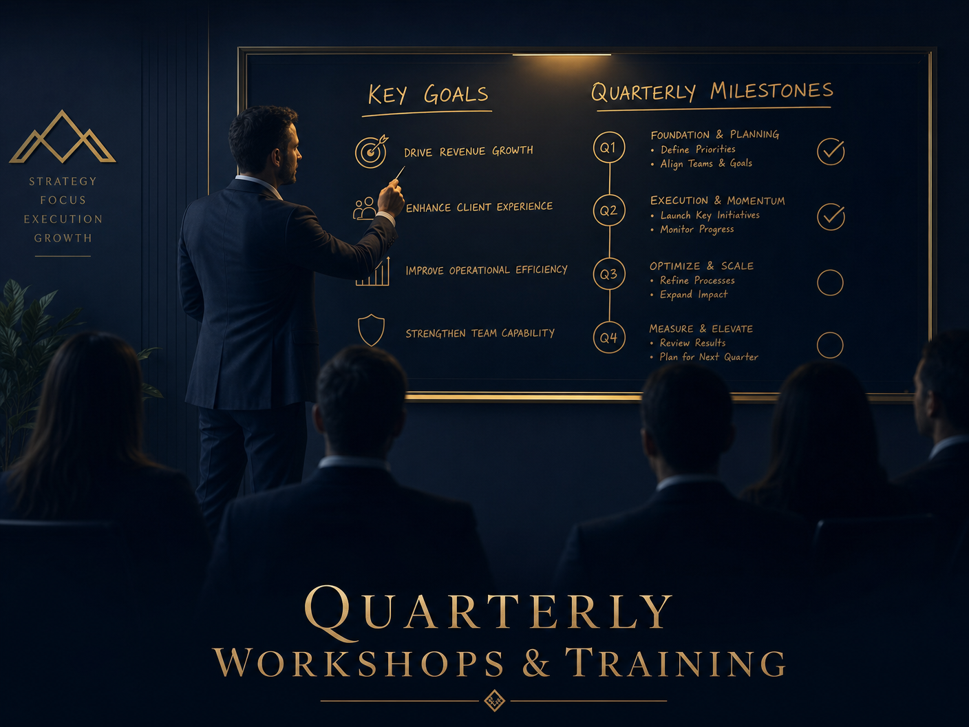 Quarterly Workshops & Training