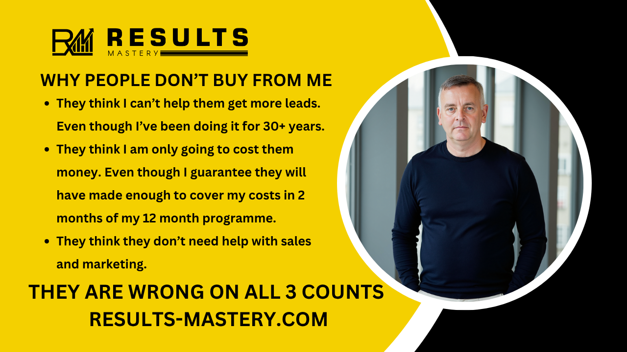 Business Growth Advice - Why don't people buy from me? 1 Why people don't buy from me?