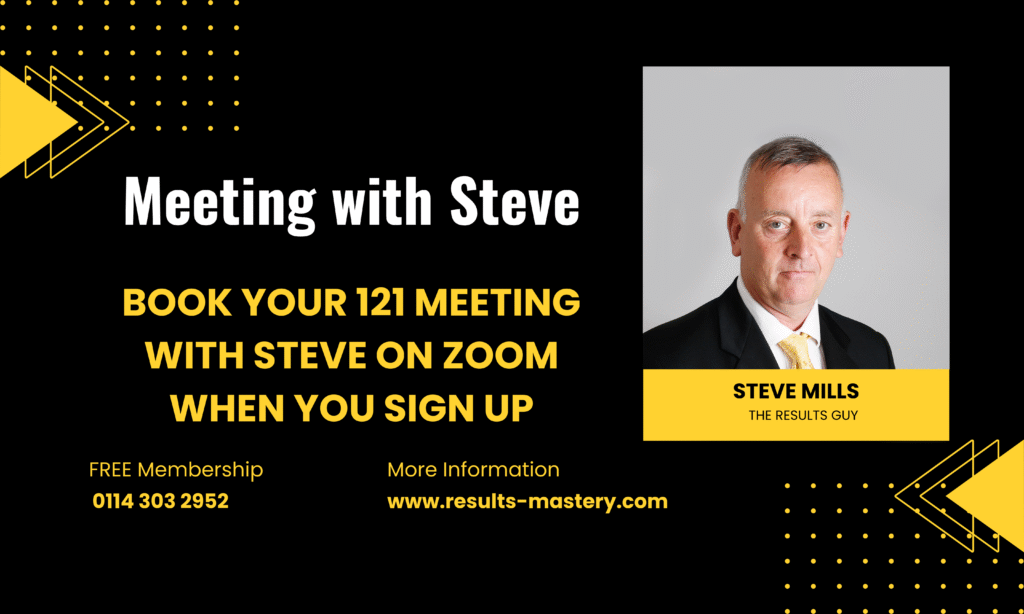 "Your Path to Increased Sales and Profit Begins Here: Unlock More Sales with The Results Mastery Programme!" 15 121 advice meeting