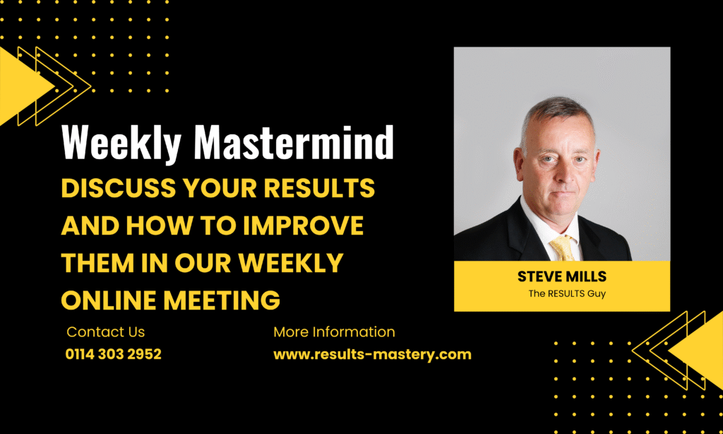 "Your Path to Increased Sales and Profit Begins Here: Unlock More Sales with The Results Mastery Programme!" 16 Results Mastermind Group