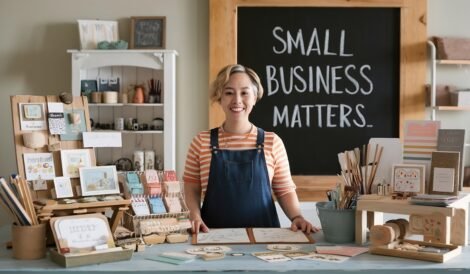 small business owner business concept
